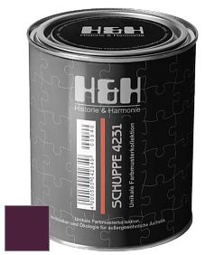 Глубокоматовая краска H&H SCHUPPE цвет RAL 4007 