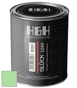 Матовая краска H&H Gluck цвет NCS S 0540-G20Y 