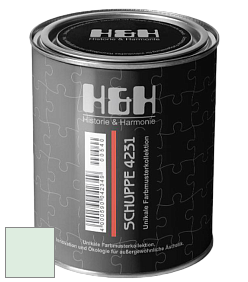 Глубокоматовая краска H&H SCHUPPE цвет NCS S 0510-G 