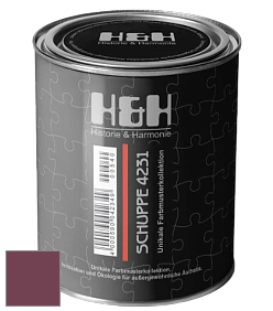 Глубокоматовая краска H&H SCHUPPE цвет DRF 1834 