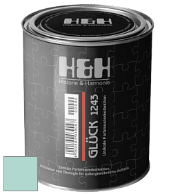 Матовая краска H&H Gluck цвет NCS S 1020-B70G 