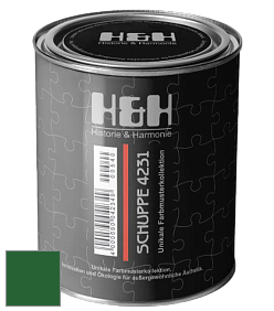 Глубокоматовая краска H&H SCHUPPE цвет RAL 6002 
