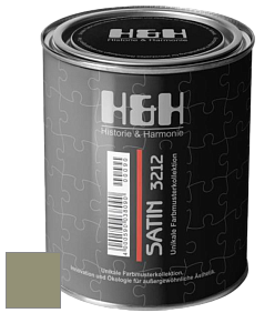 Шелковисто-глянцевая H&H Satin SG цвет RAL 7034 