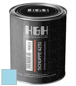 Глубокоматовая краска H&H SCHUPPE цвет NCS S 0530-B 