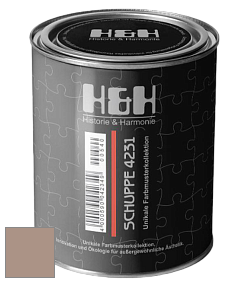 Глубокоматовая краска H&H SCHUPPE цвет NCS S 4010-Y50R 