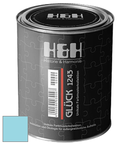 Матовая краска H&H Gluck цвет NCS S 0530-B10G 
