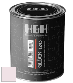 Матовая краска H&H Gluck цвет NCS S 0507-R20B 