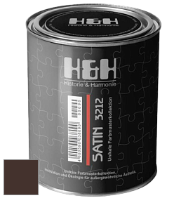 Шелковисто-матовая H&H Satin SM цвет RAL 8017 