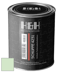 Глубокоматовая краска H&H SCHUPPE цвет NCS S 0520-G20Y 