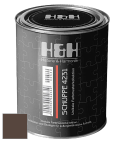 Глубокоматовая краска H&H SCHUPPE цвет NCS S 8010-Y50R 