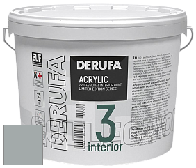 Матовая краска Derufa Интерьер-3 (ТМ) цвет DRF 9017 