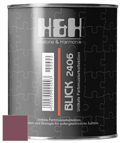 Глубокоматовая краска H&H Blick цвет NCS S 5030-R20B 