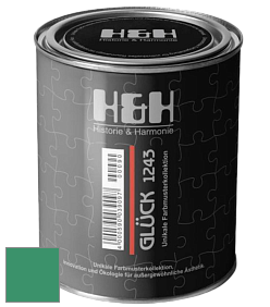 Матовая краска H&H Gluck цвет NCS S 3050-G 