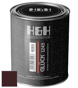 Матовая краска H&H Gluck цвет RAL 3007 