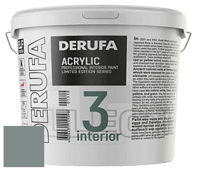 Матовая краска Derufa Интерьер-3 (ТМ) цвет NCS S 5005-B80G 