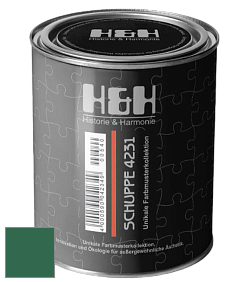 Глубокоматовая краска H&H SCHUPPE цвет NCS S 5040-G 