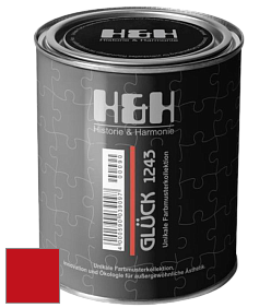 Матовая краска H&H Gluck цвет RAL 3020 