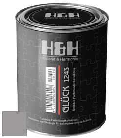 Матовая краска H&H Gluck цвет DRF 9074 
