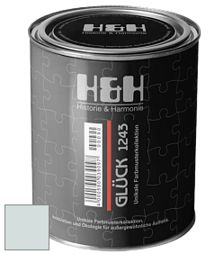 Матовая краска H&H Gluck цвет NCS S 1005-B50G 