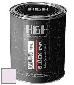 Матовая краска H&H Gluck цвет NCS S 0510-R40B 