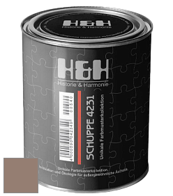 Глубокоматовая краска H&H SCHUPPE цвет NCS S 5010-Y50R 