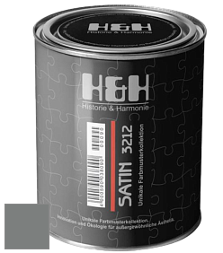 Шелковисто-матовая H&H Satin SM цвет RAL 7037 