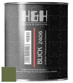 Глубокоматовая краска H&H Blick цвет NCS S 5040-G40Y 