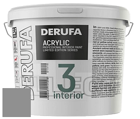 Матовая краска Derufa Интерьер-3 (ТМ) цвет DRF 8015 
