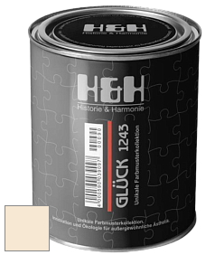 Матовая краска H&H Gluck цвет NCS S 0505-Y30R 