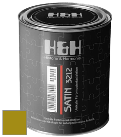 Шелковисто-глянцевая H&H Satin SG цвет RAL 1027 