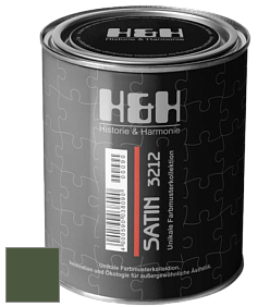 Шелковисто-матовая H&H Satin SM цвет RAL 6003 