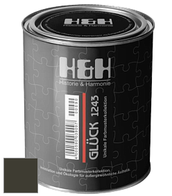 Матовая краска H&H Gluck цвет RAL 6022 