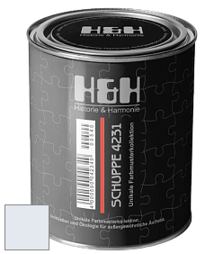Глубокоматовая краска H&H SCHUPPE цвет NCS S 0505-R80B 