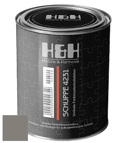 Глубокоматовая краска H&H SCHUPPE цвет NCS S 5502-Y20R 