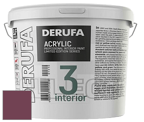 Матовая краска Derufa Интерьер-3 (ТМ) цвет DRF 1834 
