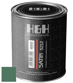 Шелковисто-матовая H&H Satin SM цвет NCS S 5030-G 