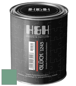 Матовая краска H&H Gluck цвет NCS S 3030-G 