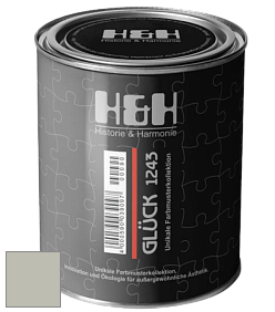 Матовая краска H&H Gluck цвет RAL 7044 