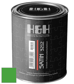 Шелковисто-матовая H&H Satin SM цвет RAL 6018 