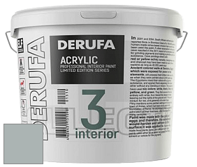 Матовая краска Derufa Интерьер-3 (ТМ) цвет DRF 9016 