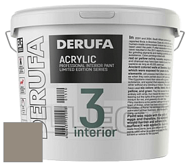 Матовая краска Derufa Интерьер-3 (ТМ) цвет DRF 9040 