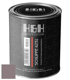 Глубокоматовая краска H&H SCHUPPE цвет NCS S 5010-R10B 