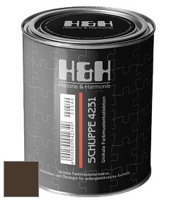 Глубокоматовая краска H&H SCHUPPE цвет RAL 8014 