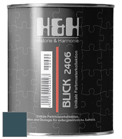 Глубокоматовая краска H&H Blick цвет NCS S 7020-B10G 