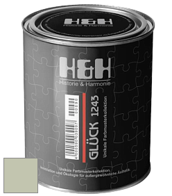 Матовая краска H&H Gluck цвет NCS S 2010-G50Y 