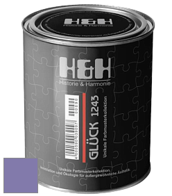 Матовая краска H&H Gluck цвет NCS S 3040-R60B 