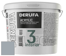 Матовая краска Derufa Интерьер-3 (ТМ) цвет DRF 3184 