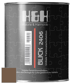 Глубокоматовая краска H&H Blick цвет RAL 8025 