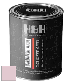 Глубокоматовая краска H&H SCHUPPE цвет NCS S 1015-R20B 