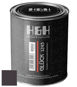 Матовая краска H&H Gluck цвет NCS S 8505-R20B 